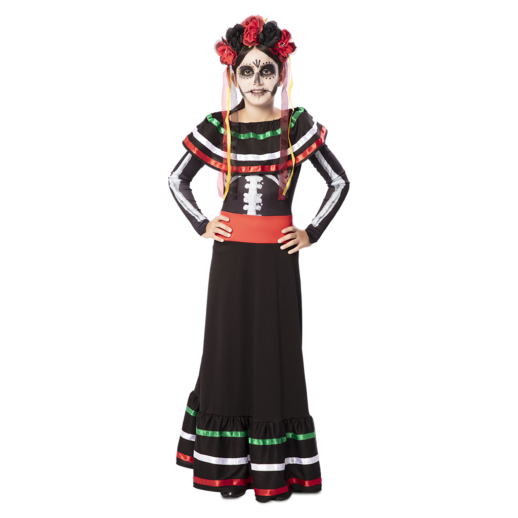 Costume Catrina Bambina NOVITA HALLOWEEN La Casa Di Carnevale