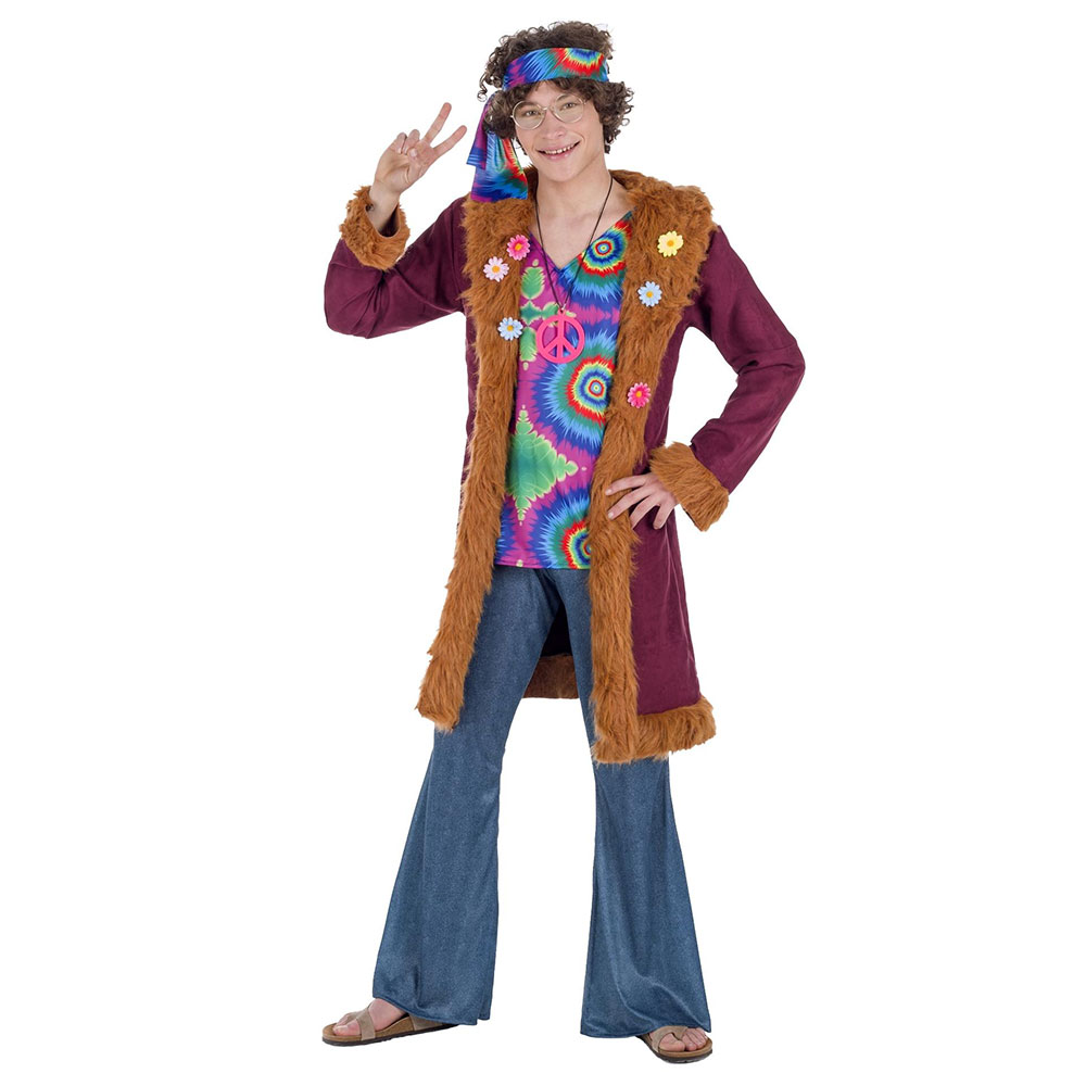 ▷ Costume da hippie de Luxe Uomo Ref. K6764 【 NOVITA 2019 】