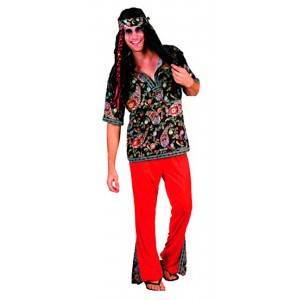 Costume Hippie Uomo. Adulto Tg. Unica