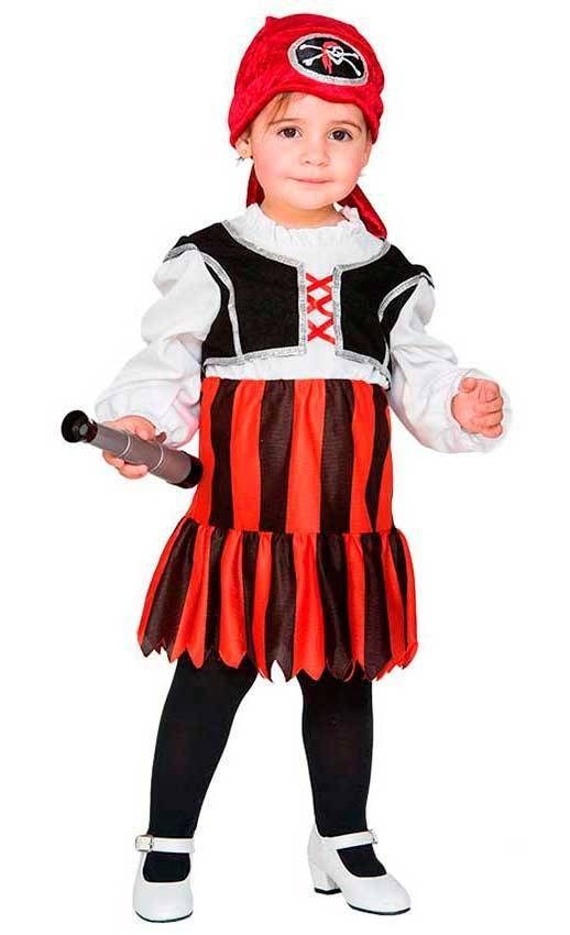 Costume Carnevale Pirata Bambina, 50% OFF