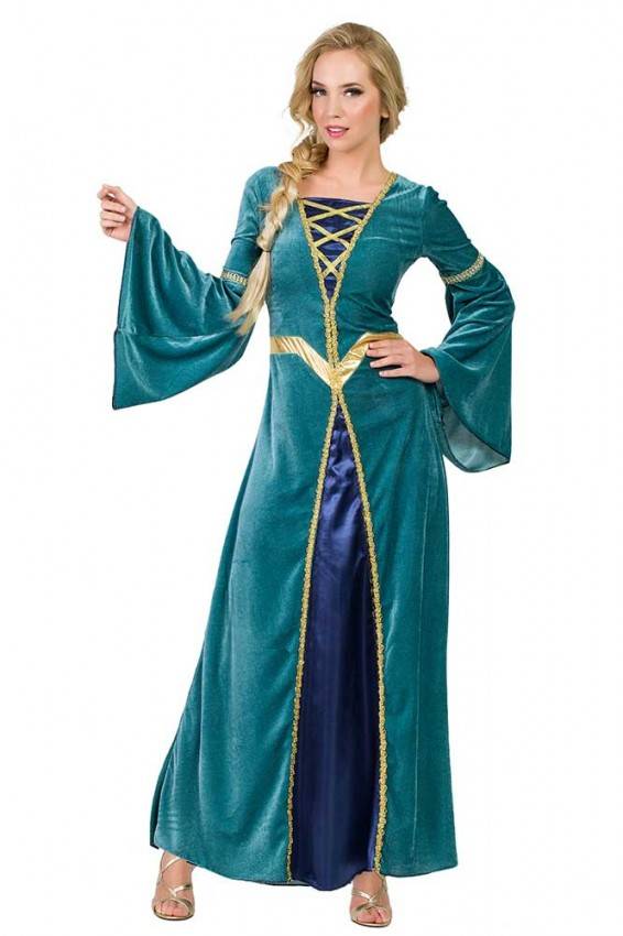 Costume da Principessa Medieval Adulto 8066