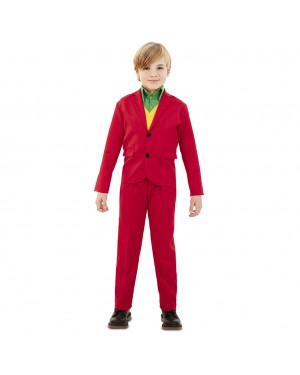 Costume Joker Rosso Bambino per Carnevale | La Casa di Carnevale