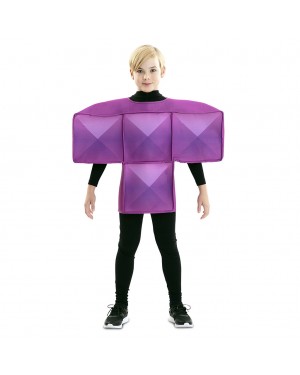 Costume Tetris Bambino Viola per Carnevale | La Casa di Carnevale