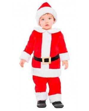 Costume Babbo Natale Taglia 0-6 Mesi per Carnevale