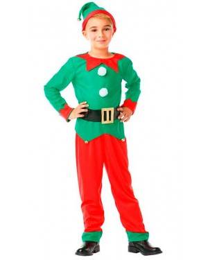 Costume Elfo Natale Taglia 1-2 Anni per Carnevale
