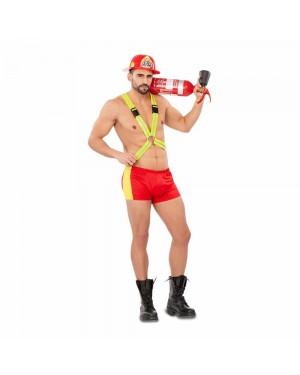 Costume Pompiere Sexy Uomo per Carnevale | La Casa di Carnevale