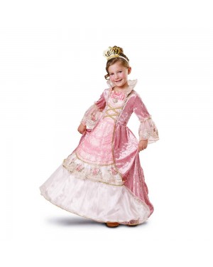 Costume Principessa Elegante Bambina per Carnevale | La Casa di Carnevale