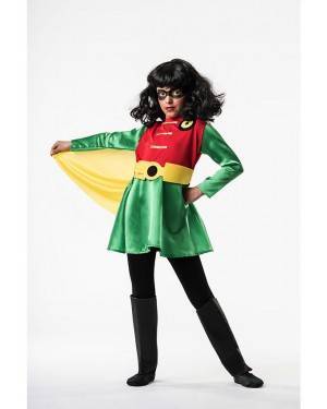Costume  Super Eroina Robin T. 3 a 5 Anni 