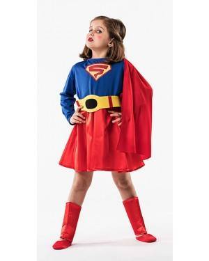 Costume  Super Eroina T. 3 a 5 Anni