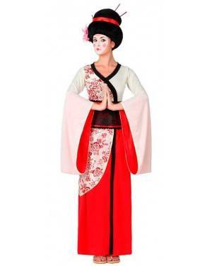 Costume Geisha Bianco/Rosso