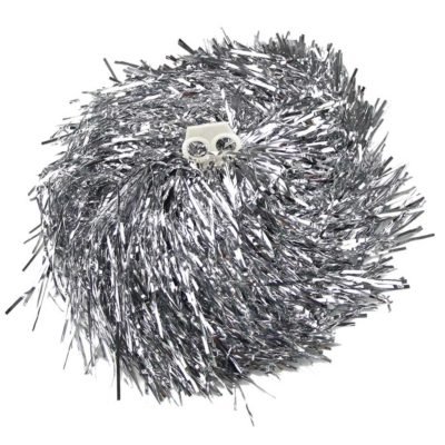 2 Pompons Metal·Litzat Plata