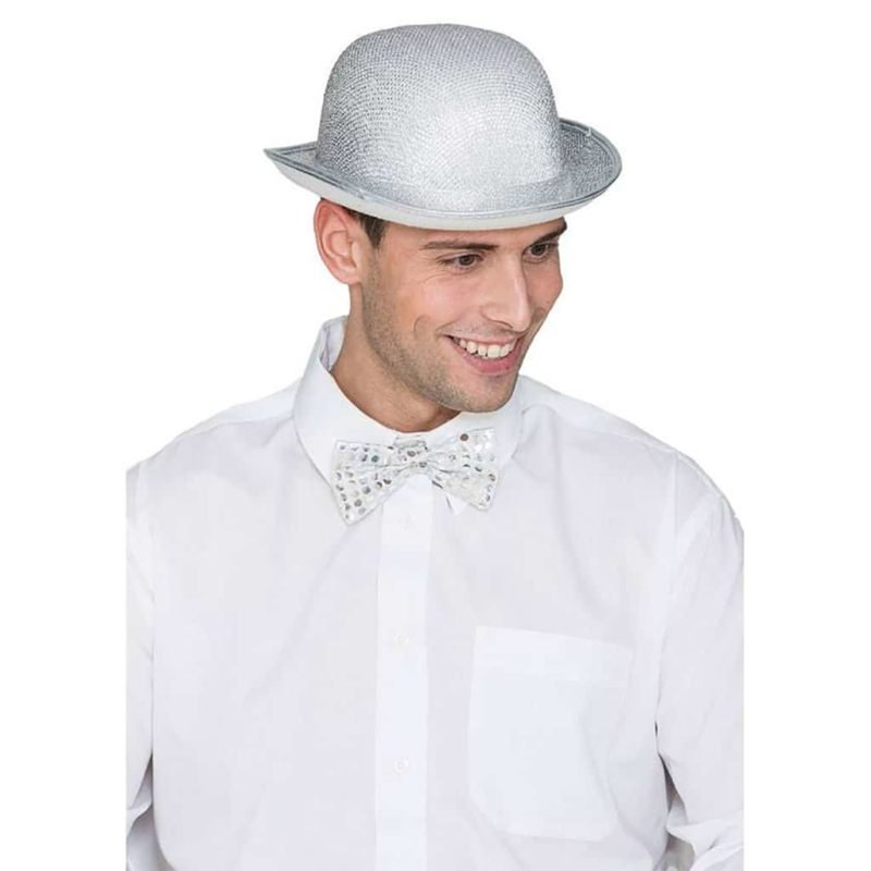 Cappello Bombetta Argento