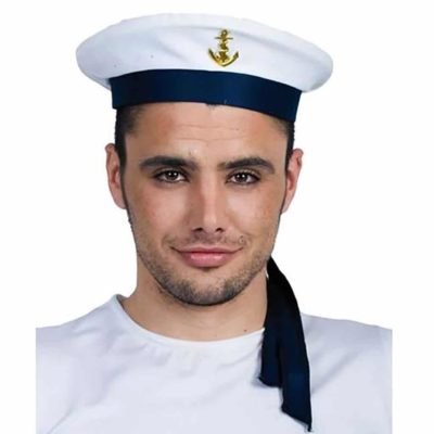 Cappello Marinaio in Tessuto per Adulti