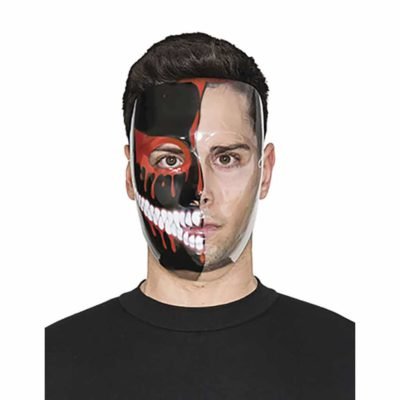 Careta Transparent Negra / Sang 17
