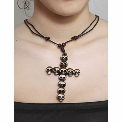 Collar Creu Calaveres