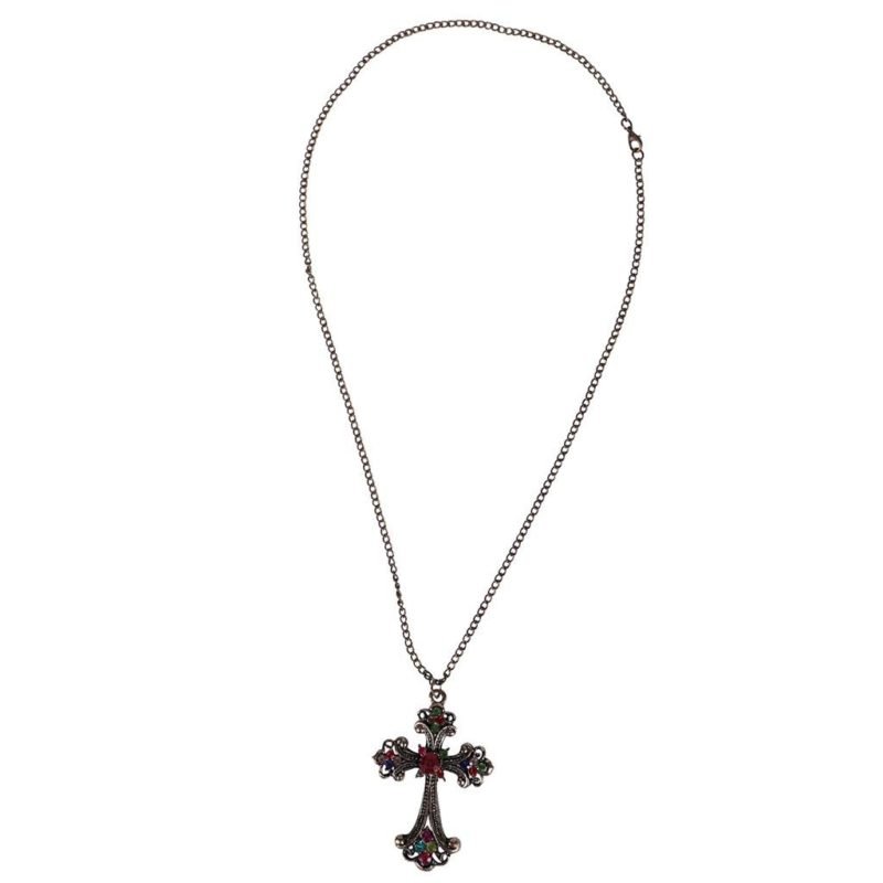 Collar Creu Metàl·Lica