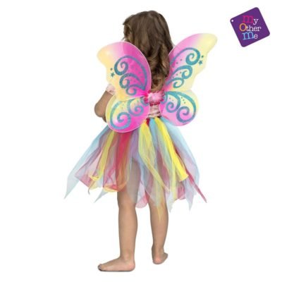 Costume Arcobaleno con Ali 3-6 Anni