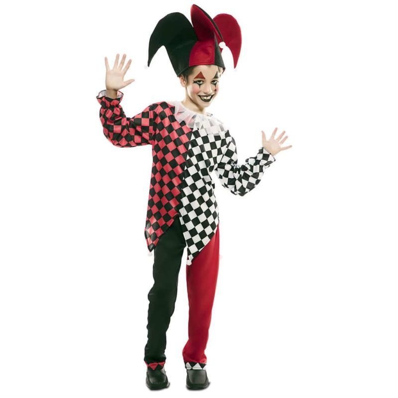 Costume Arlecchino Rosso Bambino