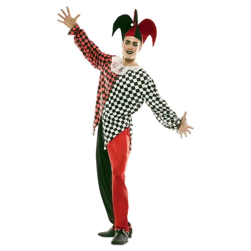 Costume Arlecchino Rosso Uomo