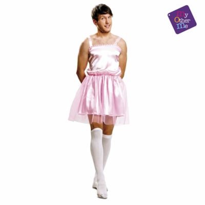 Costume da Ballerina Rosa Uomo M/L