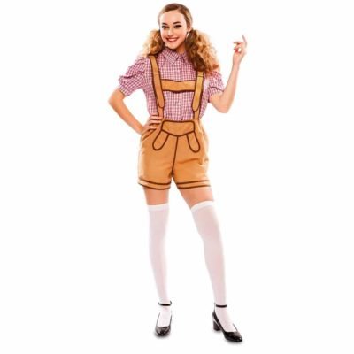 Costume da Bavarese con Pantalone per Donna
