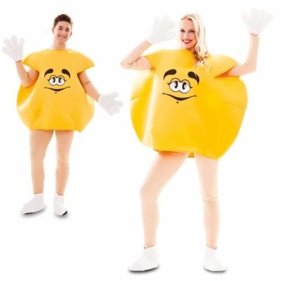 Costume Bonbon Giallo. Adulti Unica