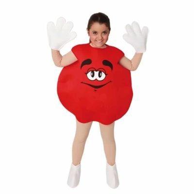 Costume Bonbon Rosso. Bambini 7 a 9 Anni