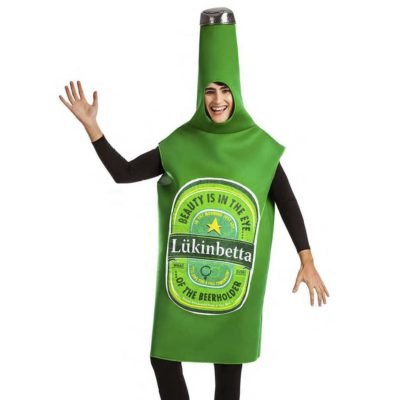 Costume Bottiglia di Birra M/L