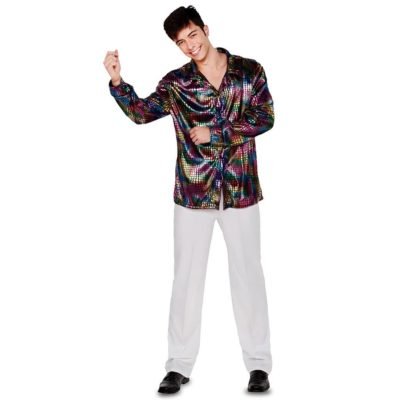Costume Camicia Disco Colori