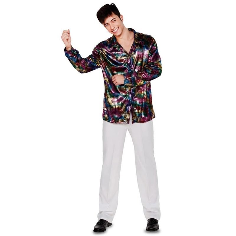 Costume Camicia Disco Colori