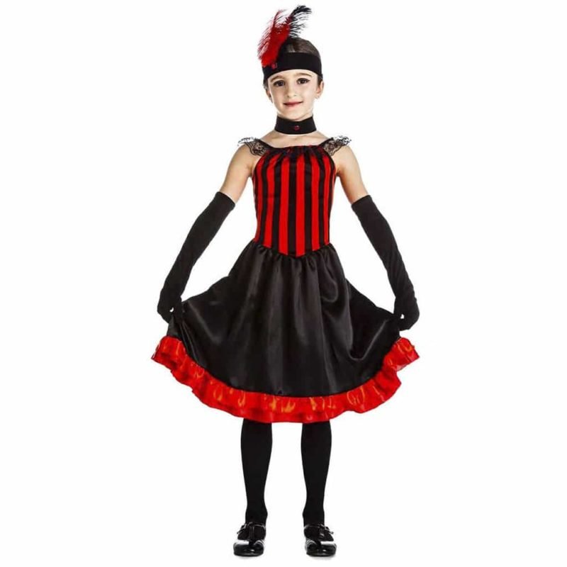 Costume Can Can Rosso