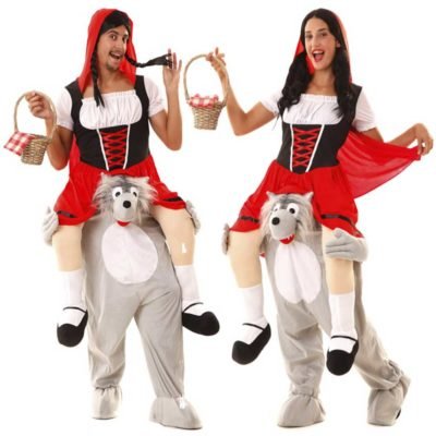 Costume Cappuccetto Rosso in spalla del lupo Carry Me
