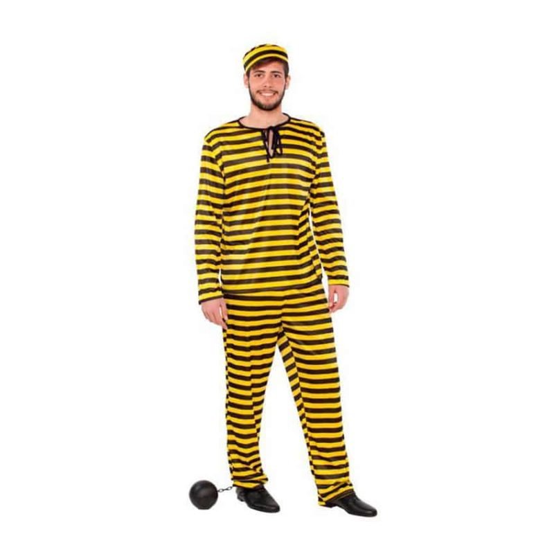 Costume Carcerato Giallo Tg.