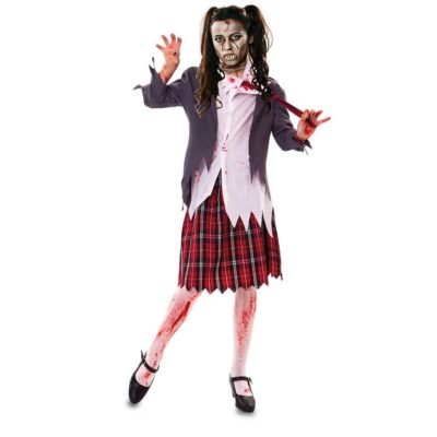 Costume da Collegiale Zombie Donna