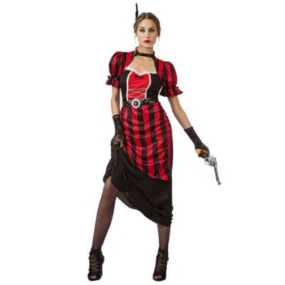 Costume Cowgirl Can Can Adulto