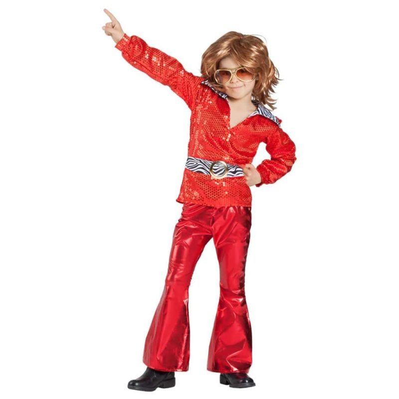 Costume da Discoteca Rosso Bambino