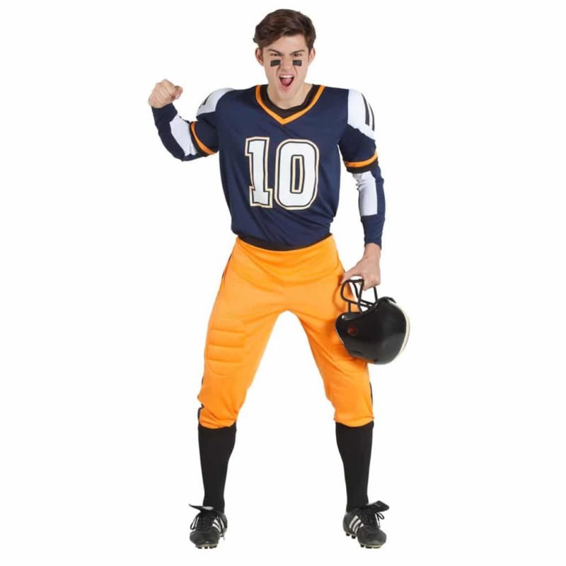 Costume da Giocatore di Rugby Azzurro