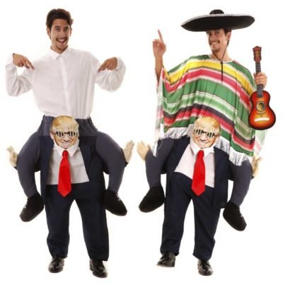 Costume in spalla di Donald Trump Carry Me