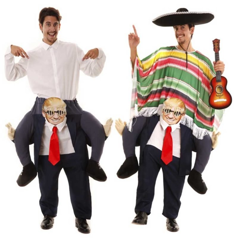 Costume in spalla di Donald Trump Carry Me