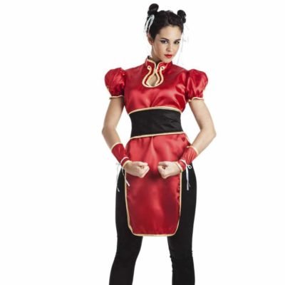 Costume Lottatore Fighter Donna