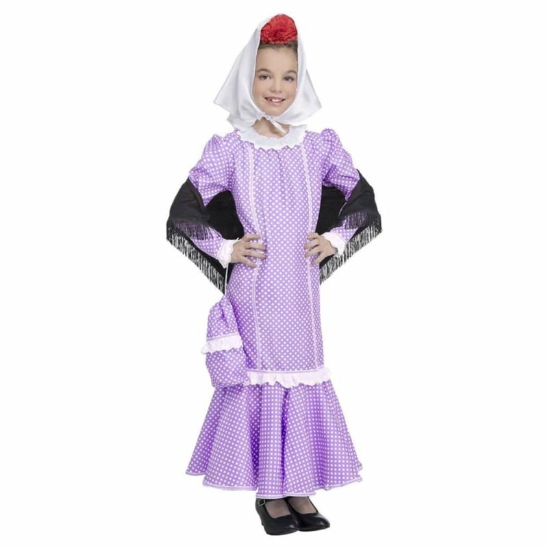 Costume da Madrilena Lilla Bambina