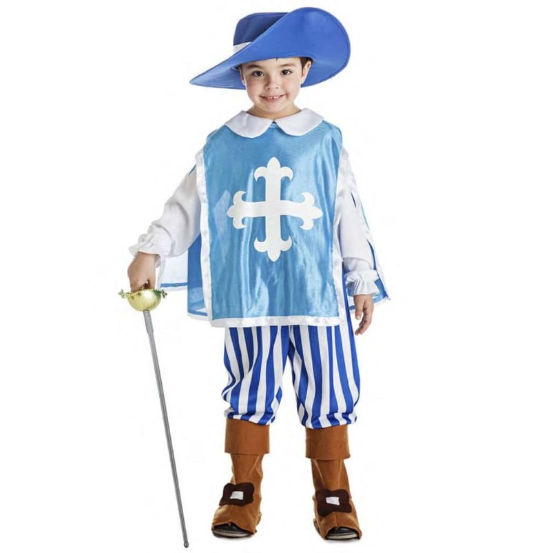 Costume Moschettiere Blu