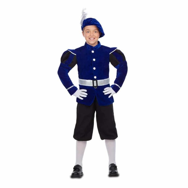 Costume Paggio Azzurro Bambini