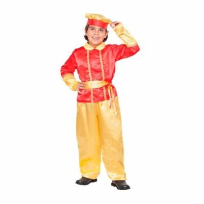 Costume Paggio di Re Maggio Rosso
