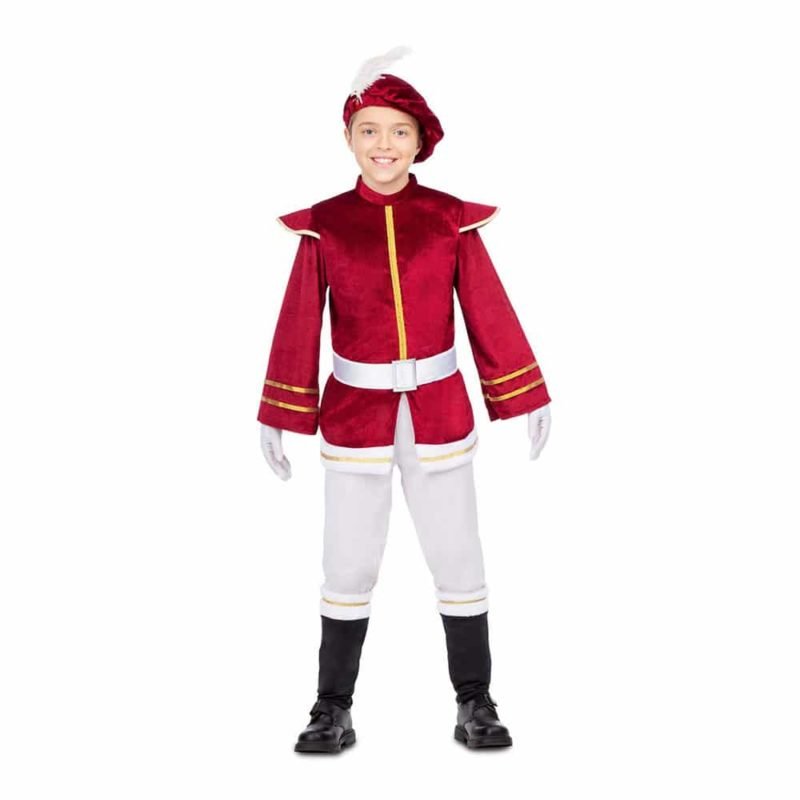 Costume Paggio Rosso Bambini