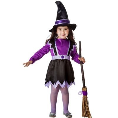 Costume Piccola Strega Viola Baby