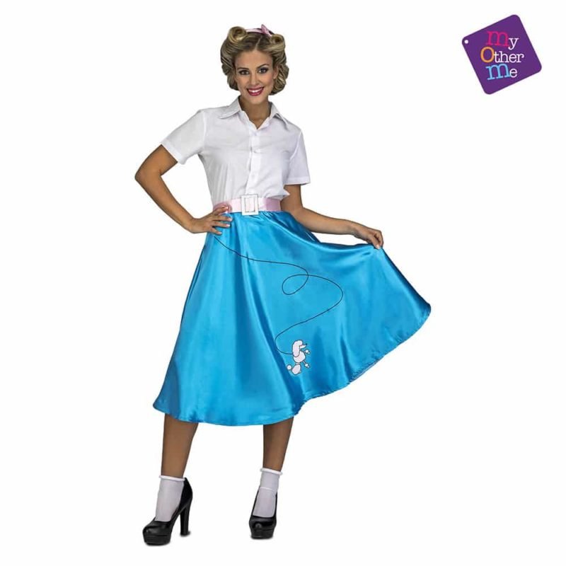 Costume Pink Lady Blu M/l