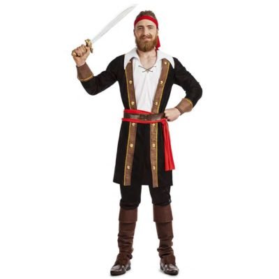 Costume Pirata Casaca Nera Adulto