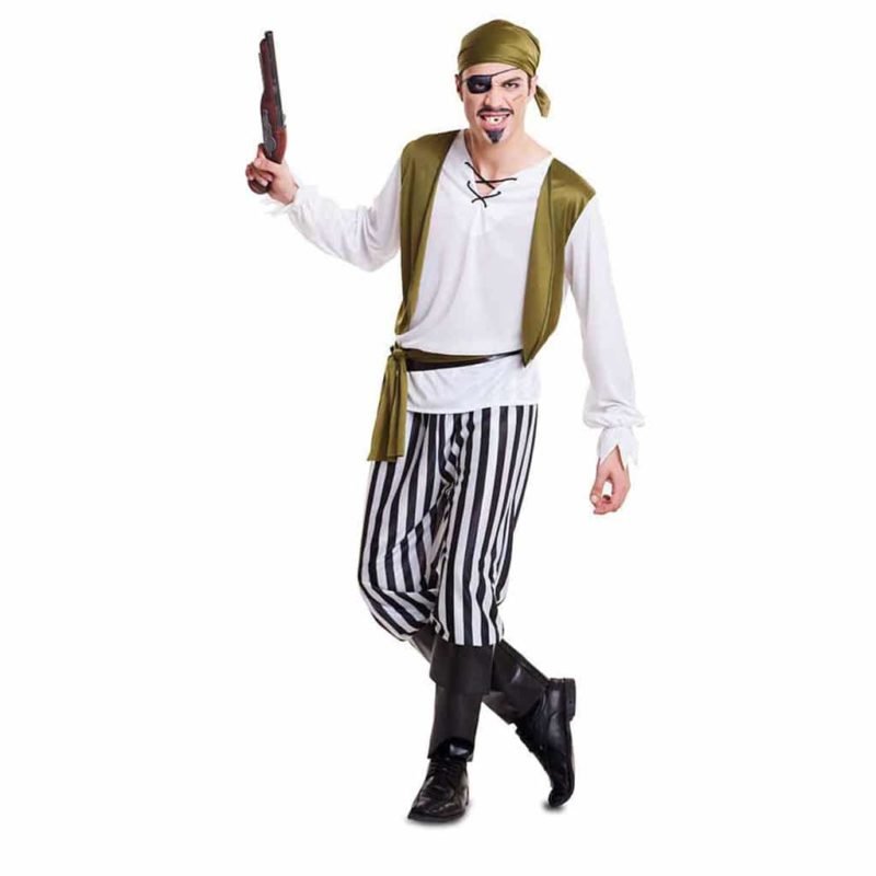Costume Pirata Verde Adulto