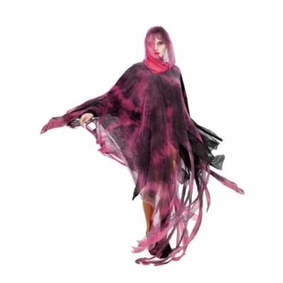 Costume Poncho Zombie Rosso160cm